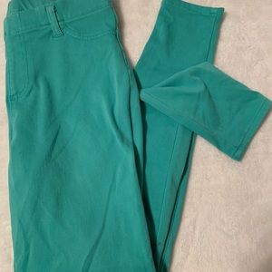 Teal/aqua jeggings